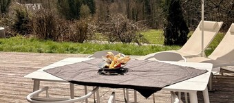 Far-reaching views of the Mangfall valley - Quiet house with sauna, hot tub & garden near Munich