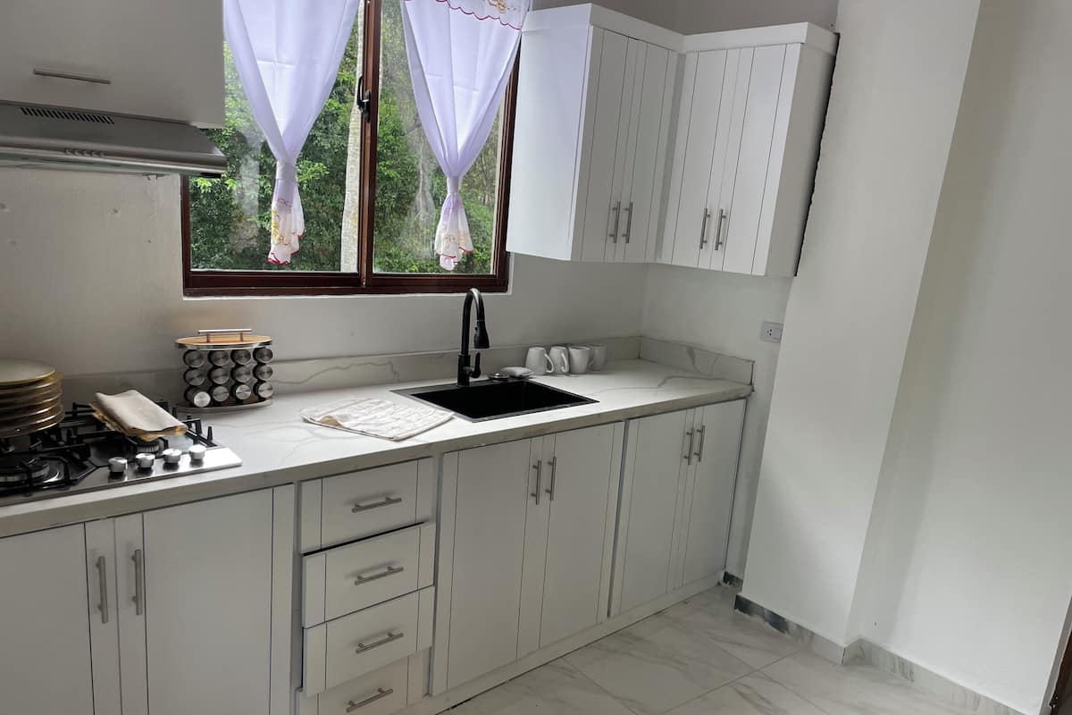 Appartement Confort, vue montagne | Cuisine privée