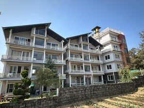 Voorkant van accommodatie