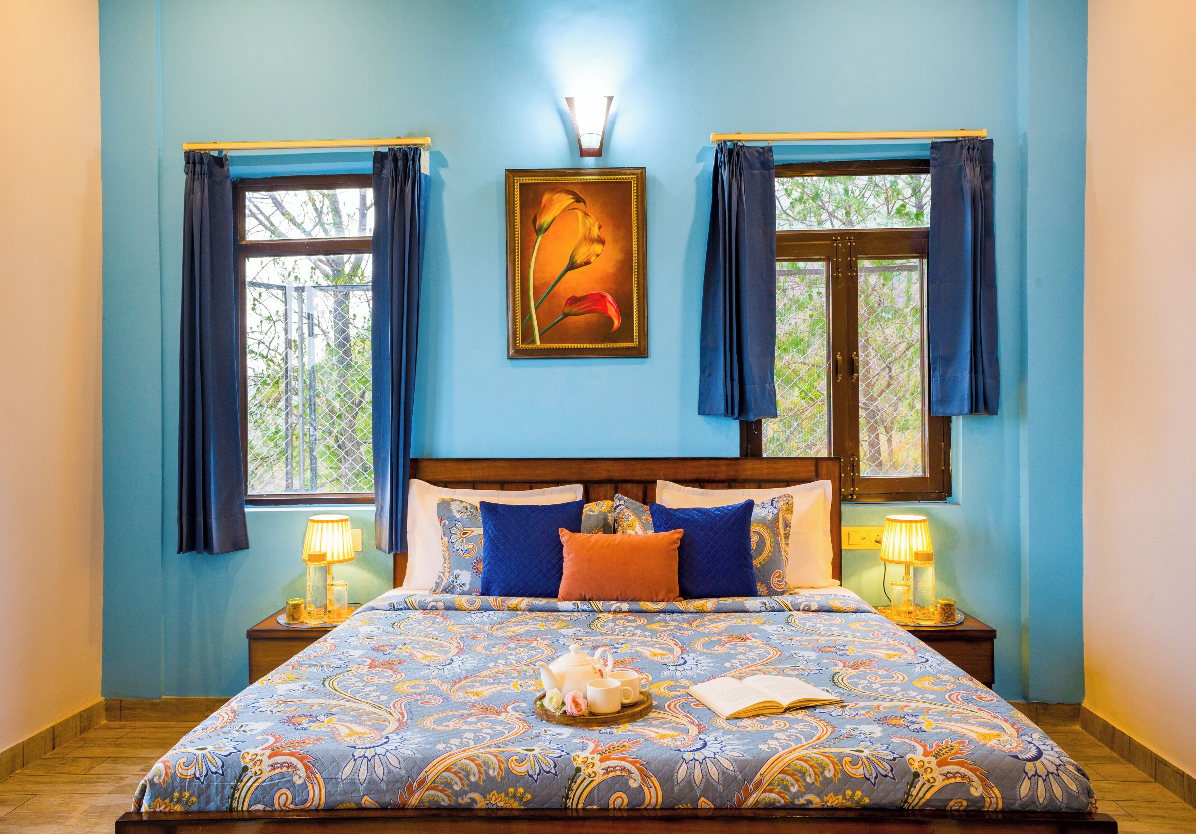 豪華別墅, 露台, 山景