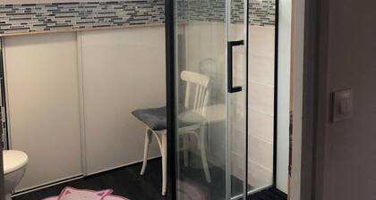 GRANDE CHAMBREAVEC UNE SALLE DE BAINS PRIVATIVE DANS MAISON