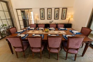 Dining - ELIVAAS Casa Mocha Exquisite 5BHK Villa (Ziradpada)