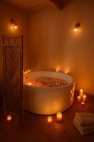 Chalet romantique - Jacuzzi privatif - King size