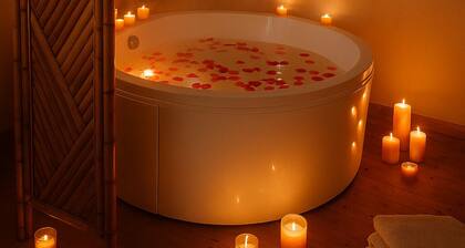 Chalet romantique - Jacuzzi privatif - King size