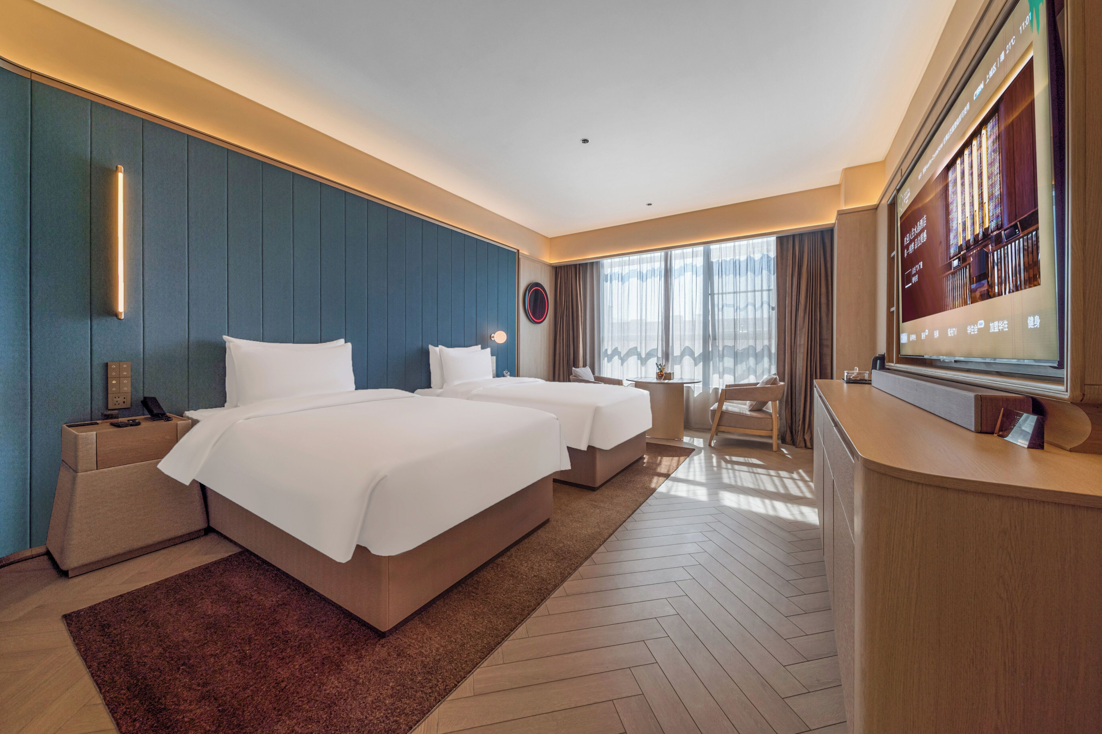 Chambre Double, vue ville