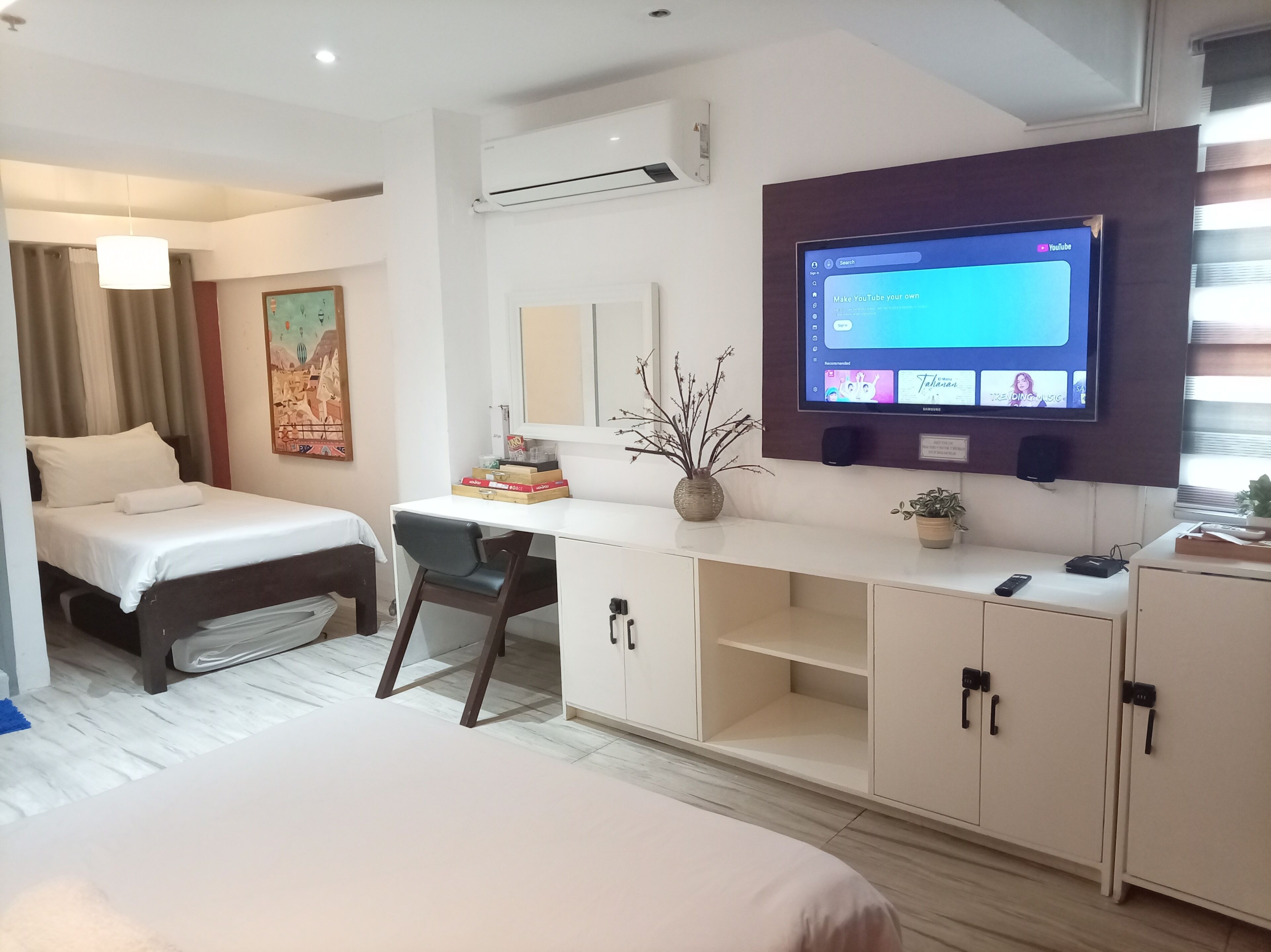 1 bedroom, internet