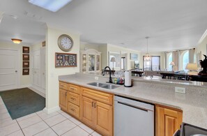 Fridge, microwave, oven, stovetop - Walk to Beach + Pool Access | Beachfront Condo + Oceanview | 313 Seascape (Isle Of Palms)