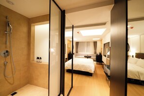 Design-Doppelzimmer, Stadtblick | Badezimmer