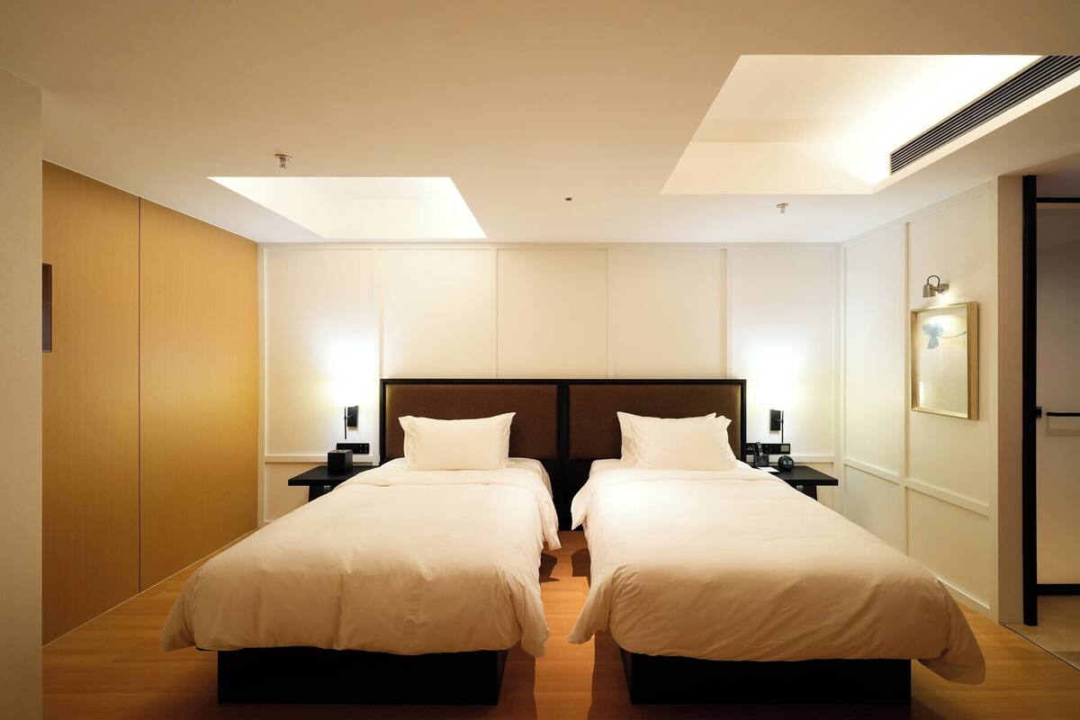 Phòng đôi dành cho gia đình, quang cảnh thành phố