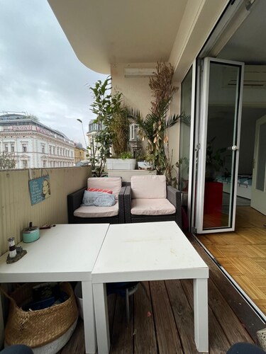 120qm Downtown luxury flat big S-side Balkony