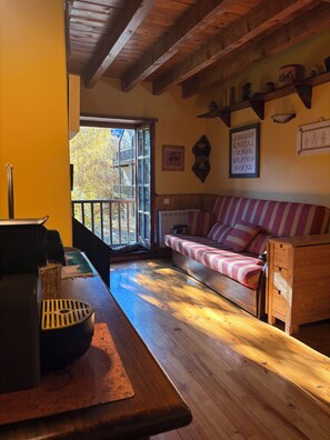 Living area - Mountain and fire. The best getaway - Aigüestortes 1 (Pla de l'Ermita)