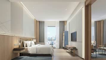 Premier suite, 1 slaapkamer, uitzicht op de stad