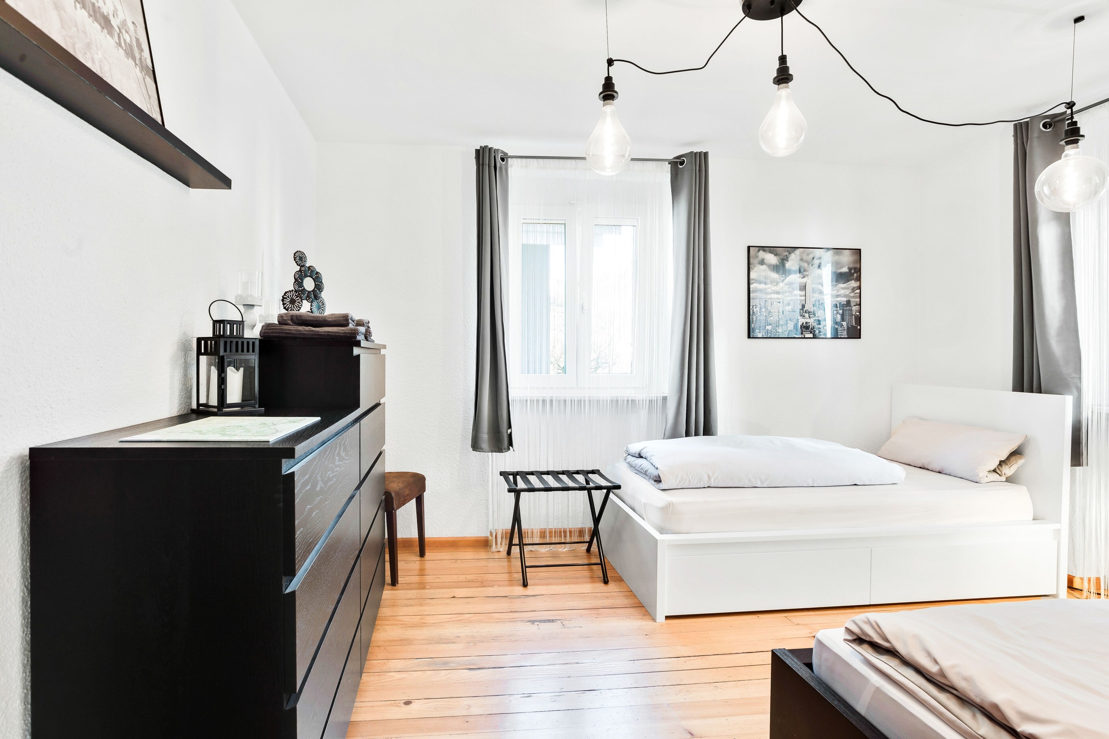2 Schlafzimmer, Zimmersafe, Bügeleisen/Bügelbrett, Reisekinderbett