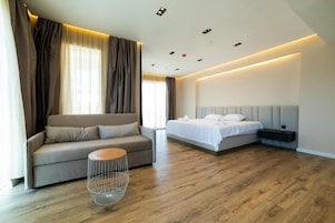 Apartamento Deluxe, balcón | Interior