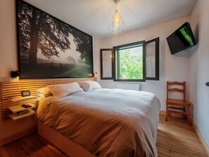 1 dormitorio y ropa de cama