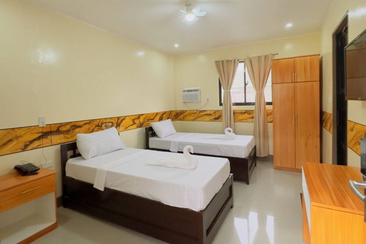 Studio Tradition, 2 lits une place, climatisation