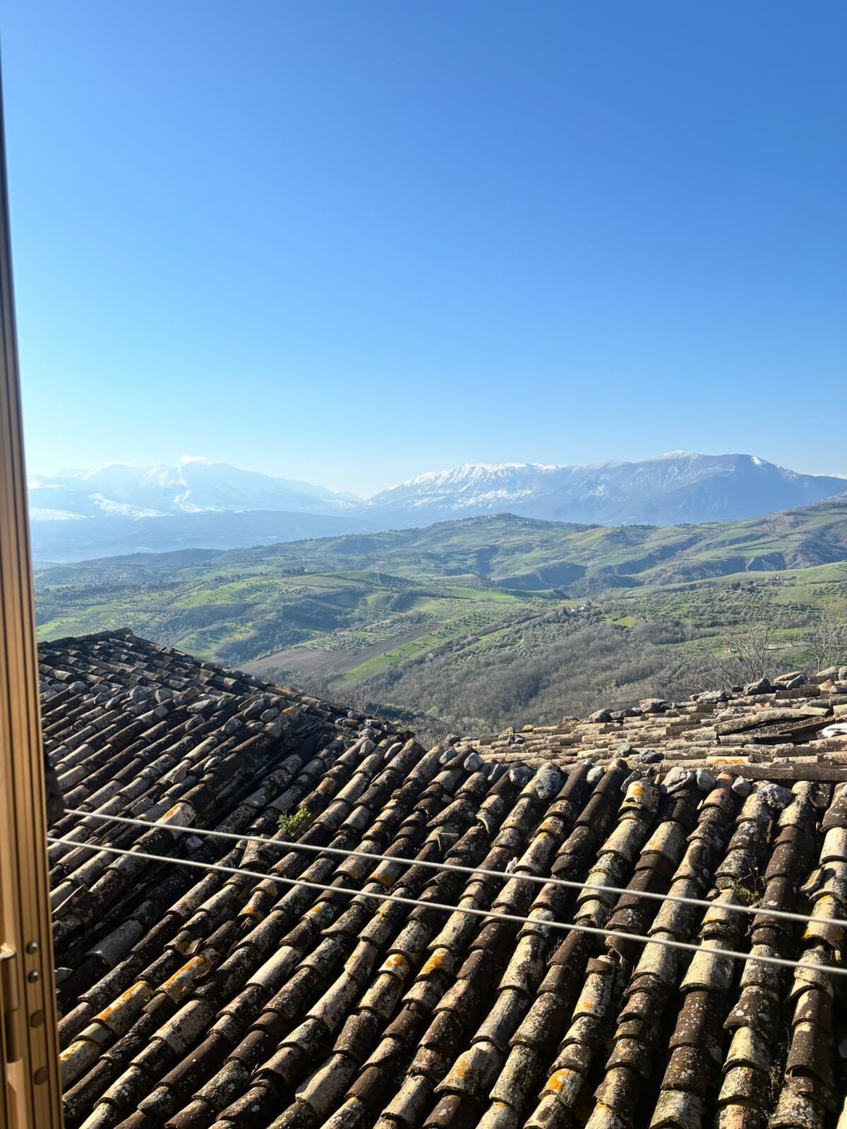 Blick von der Unterkunft
