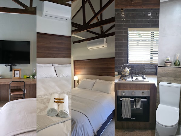 Business Studio, 1 Queen Bed, Patio, Garden View - Leipoldt Self-Catering Accommodation (Secunda)