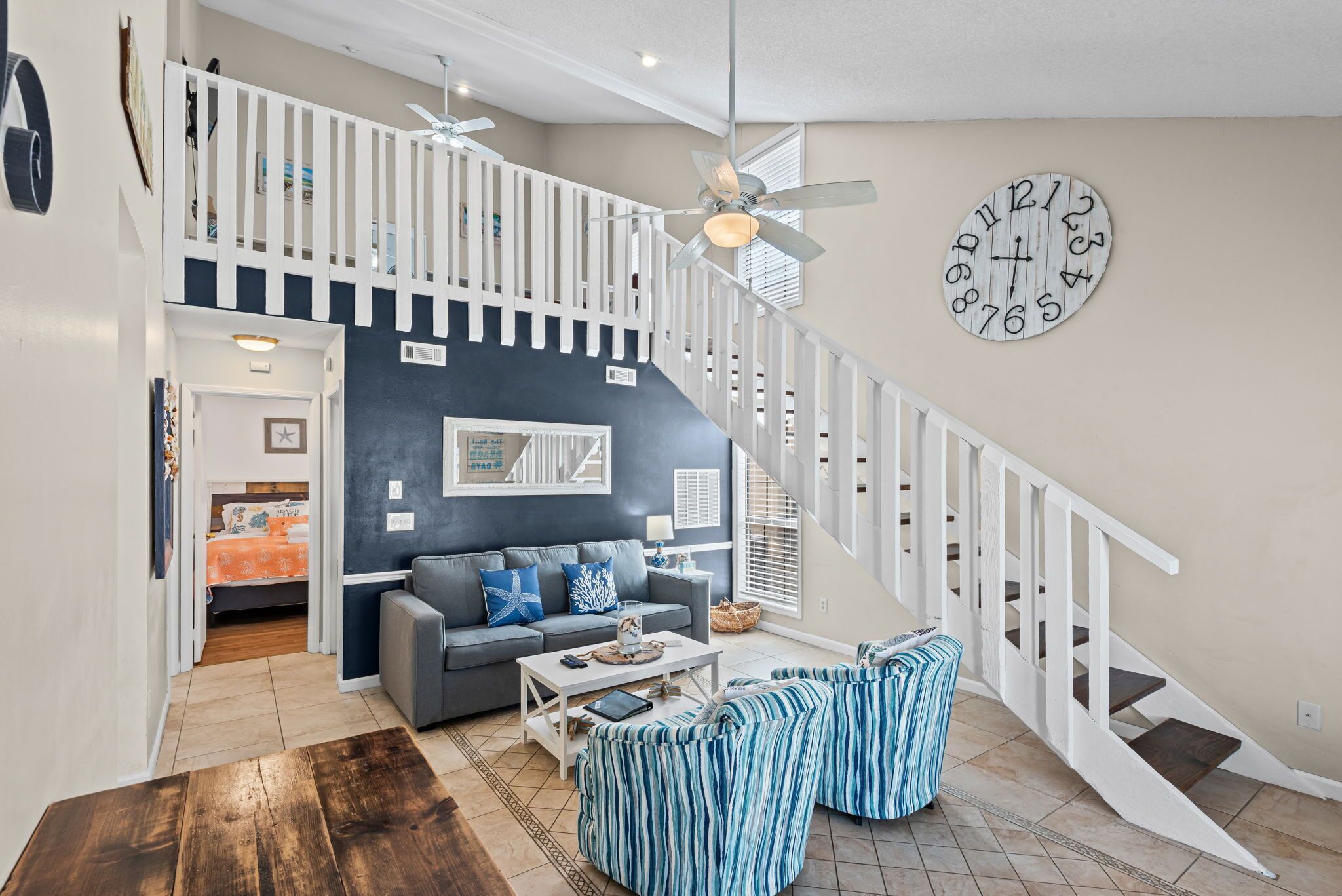 Lejlighed - flere senge - terrasse - udsigt til have (Horizon South 32C) | Interiør