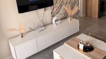 Apartamento, varanda | Sala de estar