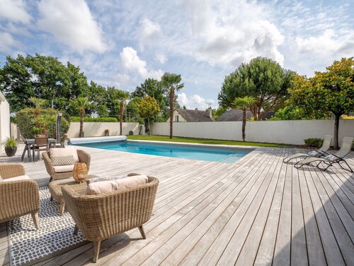 Chambre calme, terrasse et piscine - 2 pers.