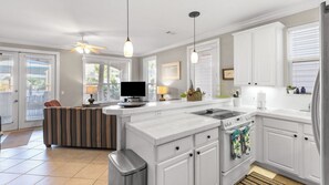 House, Multiple Beds, Patio, Garden View (Pooling Around) | Private kitchen - Seacrest Beach, Lagoon Pool-front + Free Tickets: Dolphin Cruise & More! (Panama City Beach)