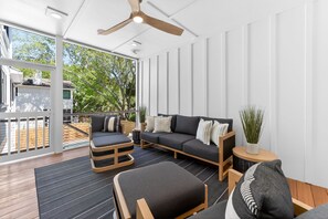 Terrace/patio - IOP Luxury Residence with Private Heated Pool | Isle of Palms (Isle of Palms)