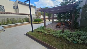 Terrace/patio - Modern studio with parking at Allure Moema (São Paulo)