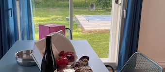 Maison neuve plains pieds belle piscine, idéal pour séjour en toute tranquillité