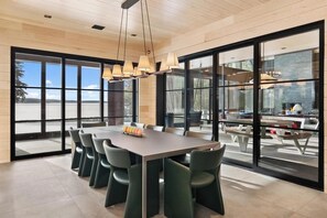Dining - *NEW LISTING* Newly Built Walloon Lodge with Guest Houses (Petoskey)