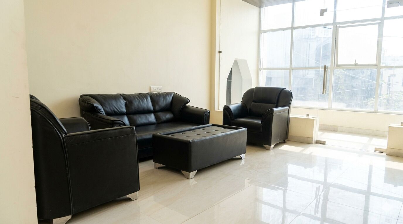 Coin salon dans le hall
