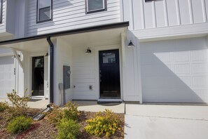 Exterior detail - The Downtown Pines Retreat - 3BR Southern Pines Townhome (Southern Pines)