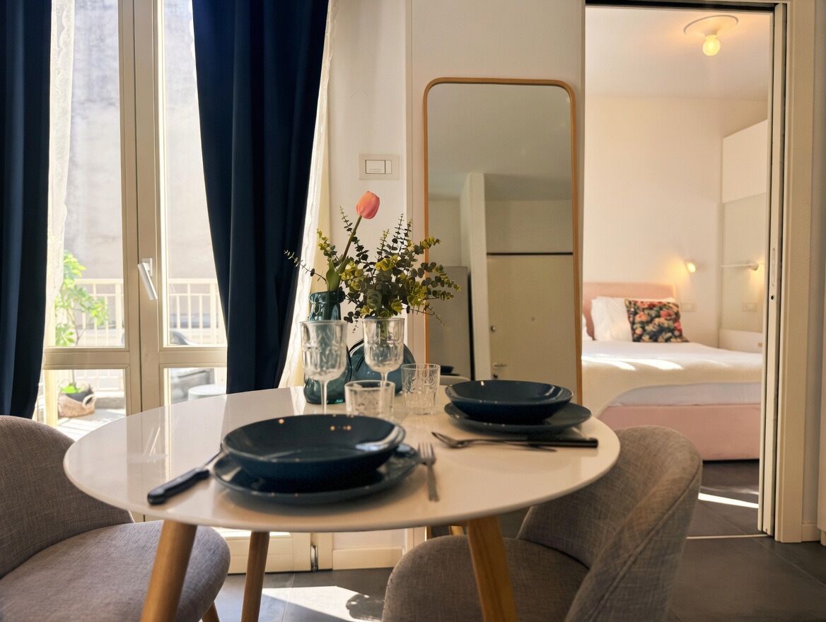 Deluxe-Penthouse, Blick auf den Innenhof