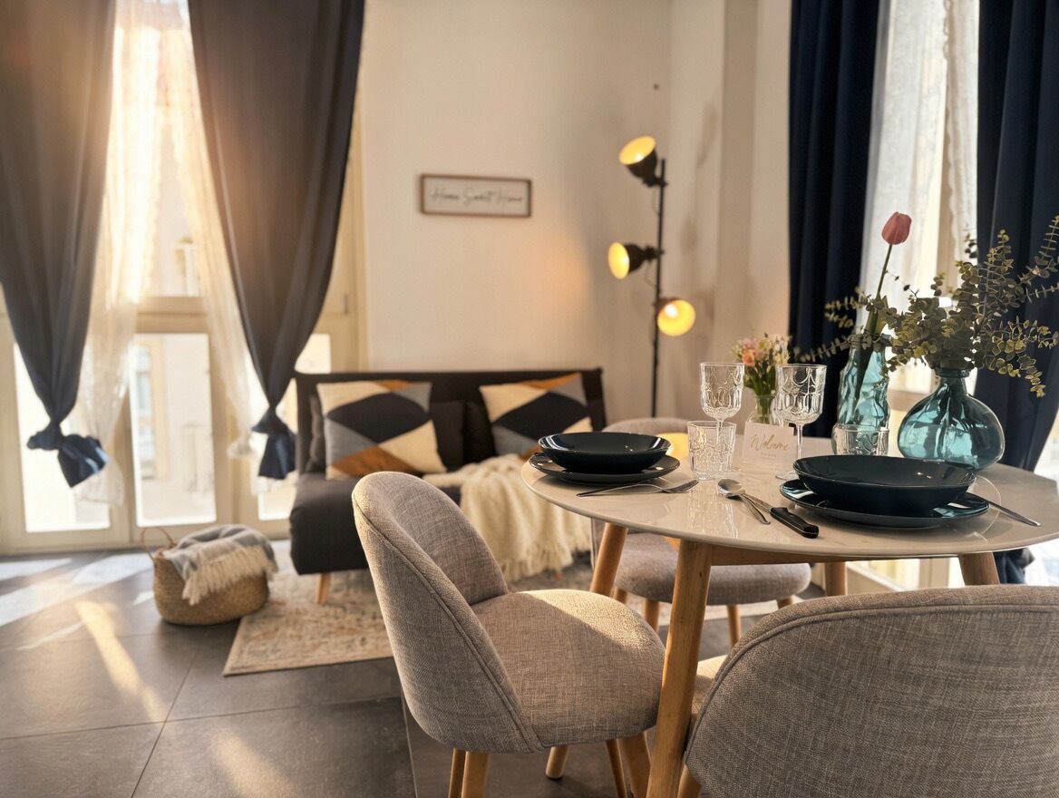 Deluxe-Penthouse, Blick auf den Innenhof | Speisen