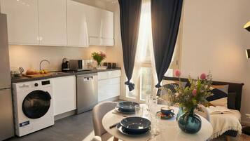 Deluxe-Penthouse, Blick auf den Innenhof | Innenbereich