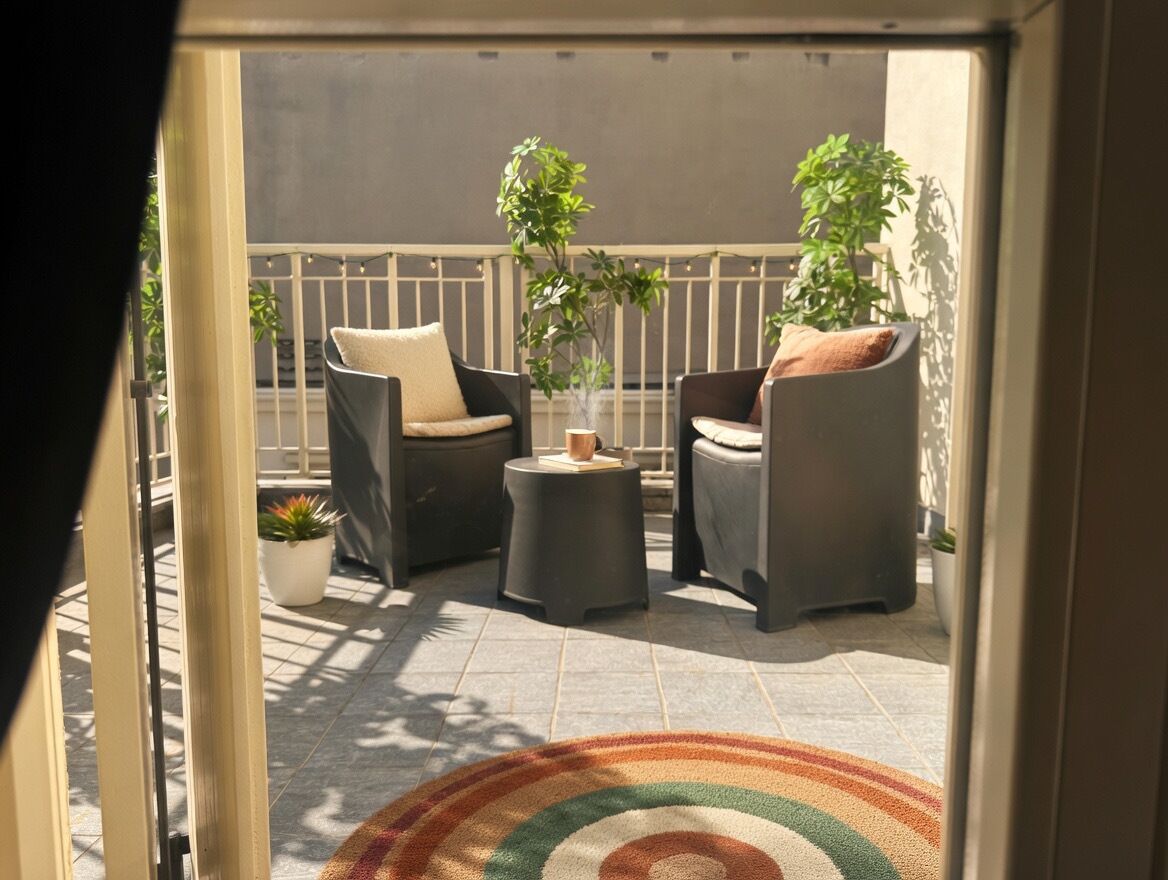 Penthouse Deluxe, vue cour intérieure | Intérieur