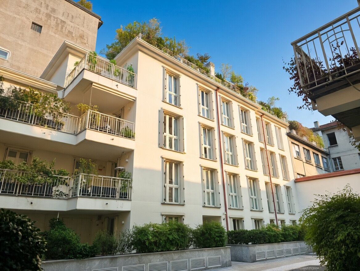 Deluxe-Penthouse, Blick auf den Innenhof | Außenbereich