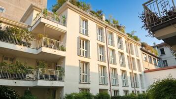 Deluxe-Penthouse, Blick auf den Innenhof | Außenbereich