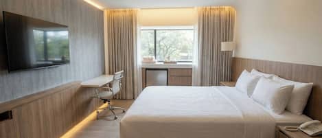 Habitación Deluxe | Escritorio, espacio para trabajar con laptop y wifi gratis