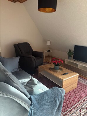 Smart TV - Ferienwohnung im Herzen Goslars mit Blick auf die Marktkirche  (Goslar)
