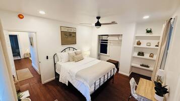 2 habitaciones, escritorio, wifi gratis y ropa de cama
