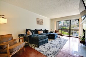 Front of property - Lake Living & Game Room! Group Escape 3 Mi to HPU (High Point)