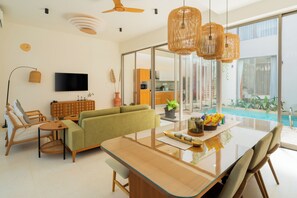 Living area - ELIVAAS Mirai Aries 3 BHK Retreat (Vagator)