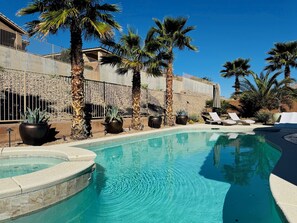 Beheizter Pool