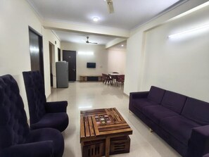 Apartment, Balcony, City View | Living area - Fortune Home Service Apartment Sector-72 (Noida)