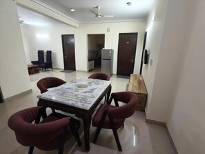 Apartment, Balcony, City View | Interior - Fortune Home Service Apartment Sector-72 (Noida)