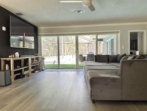 Smart TV, video games, books, stereo