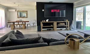 Smart TV, video games, books, stereo