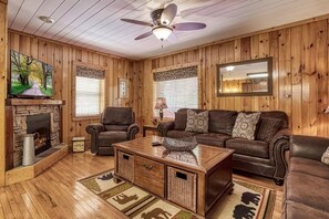 Cabin, 2 Bedrooms | Living area - Bearly Rustic 2 Bedroom Cabin (Sevierville)