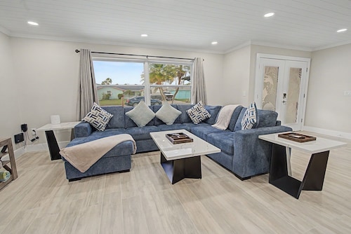 Canal Front Getaway | Pool, Dock, Game Room + Screened Porch
